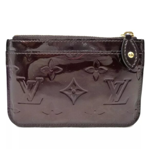 Auth LOUIS VUITTON Pochette Cles Vernis Amarante Key M93557 Amarante #36635808 - Picture 1 of 16